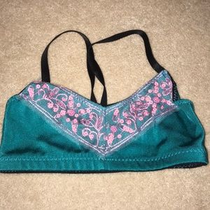 Custom made sports bra